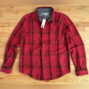 Outerknown Blanket Shirt Dusty Red Cusco Plaid